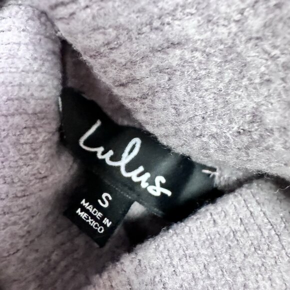 Lulus Sweater Dress Women’s Purple Long Sleeve Size Small - Picture 7 of 11